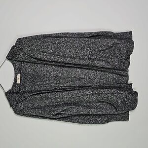 Hollister small gray hooded layering cardigan